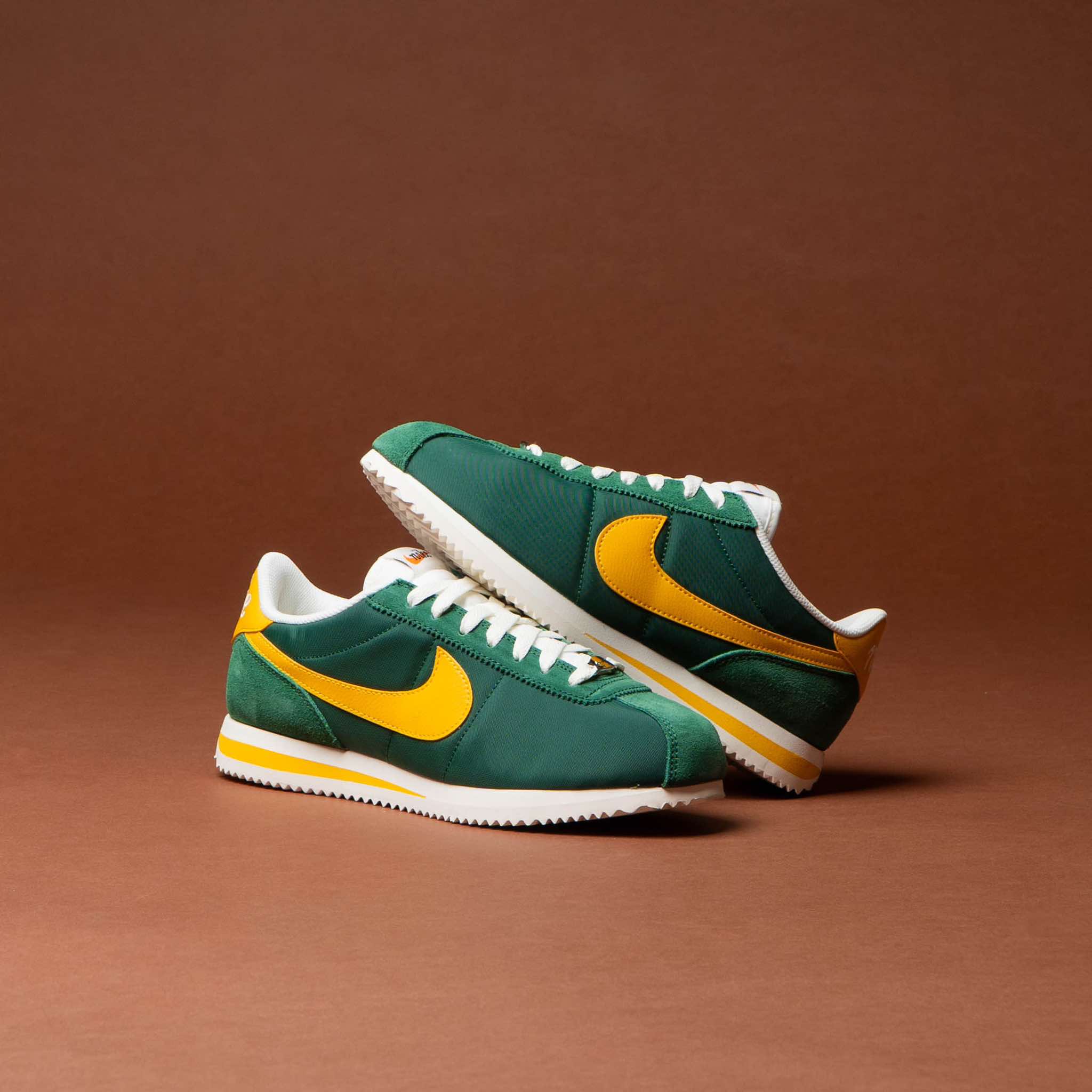 NIKE CORTEZ TXT GEOGE GREEN YELLOW